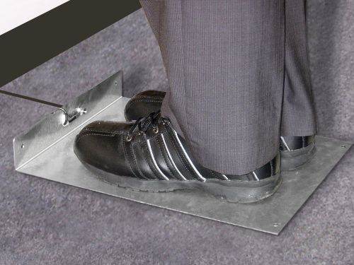 Sole-Mate footplate for shoe testing