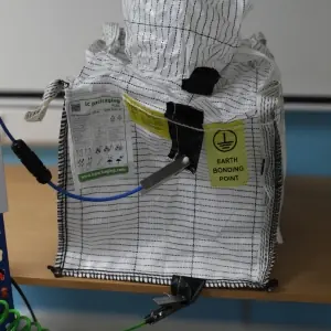 Earthing a FIBC Type C bag
