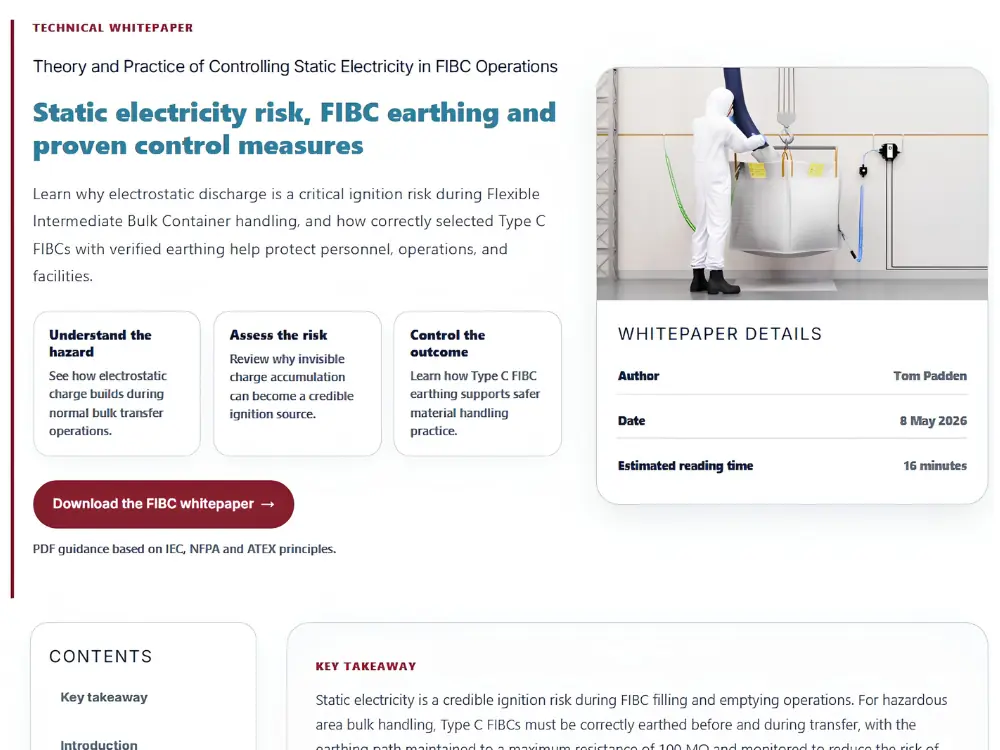 Static Earthing Whitepapers